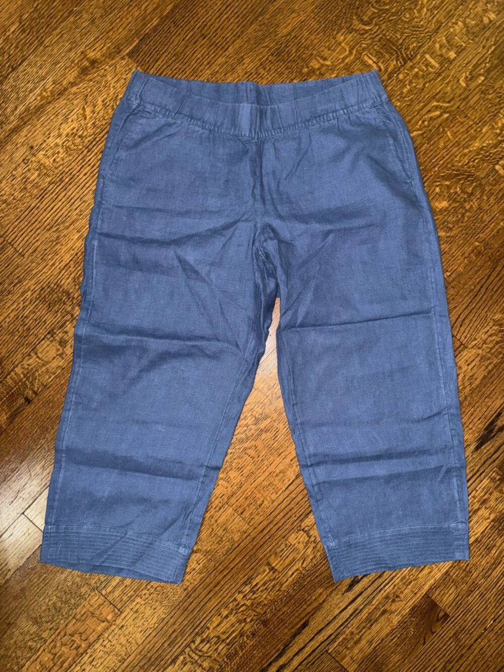 NWT J.Jill Pure Jill Linen Cropped Pants - Size MP